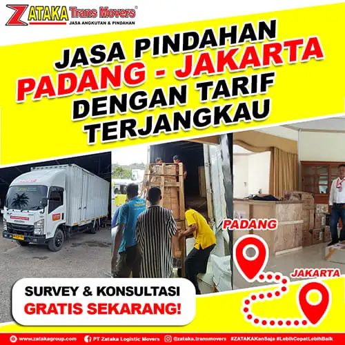 Jasa Pindahan Padang Jakarta Murah